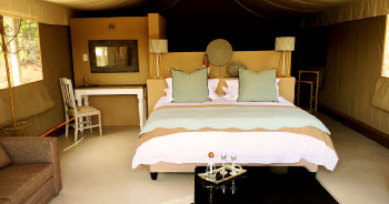 interior of village d afrique accommodation